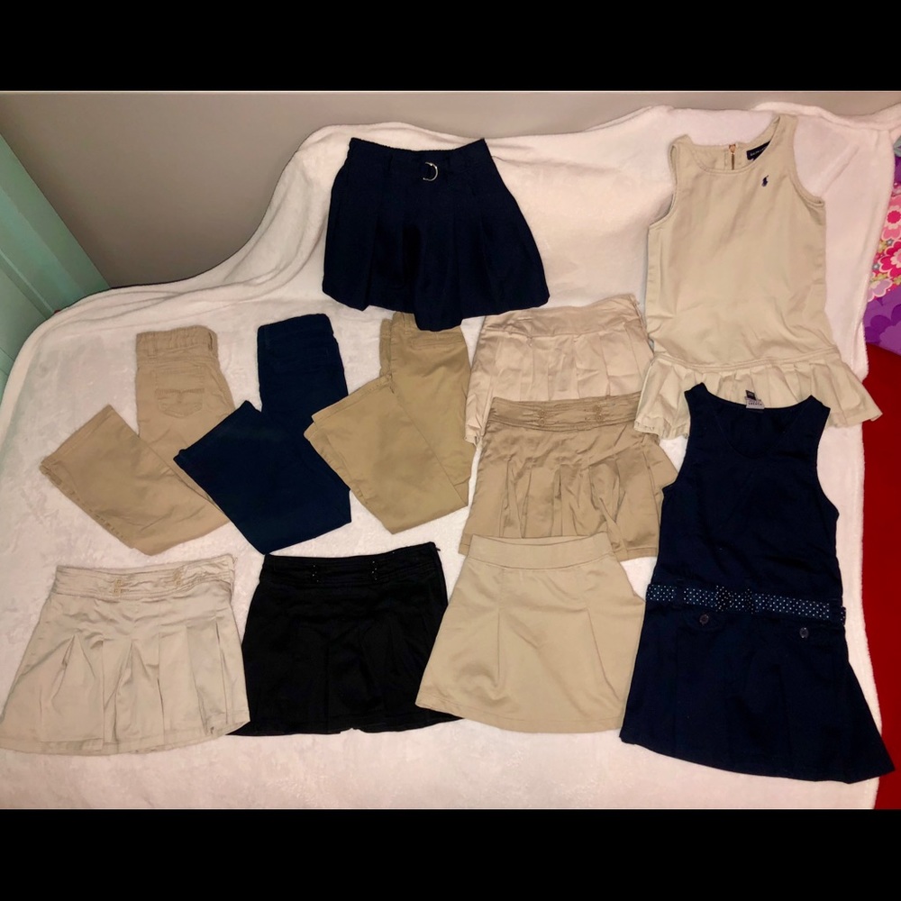 Size 6 girls School Uniforms Lot